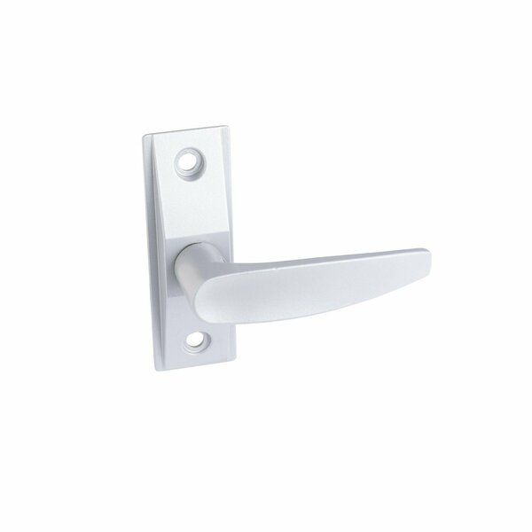 Global Door Controls Aluminum Storefront Reversible Door Lever Handle TH1100-LH1-AL